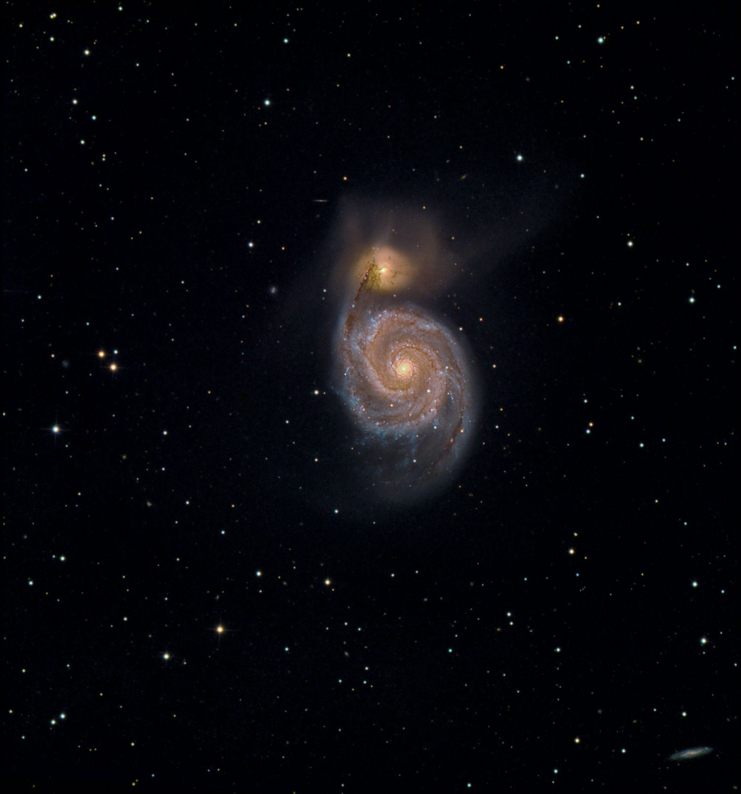 M51: Whirpool Galaxy